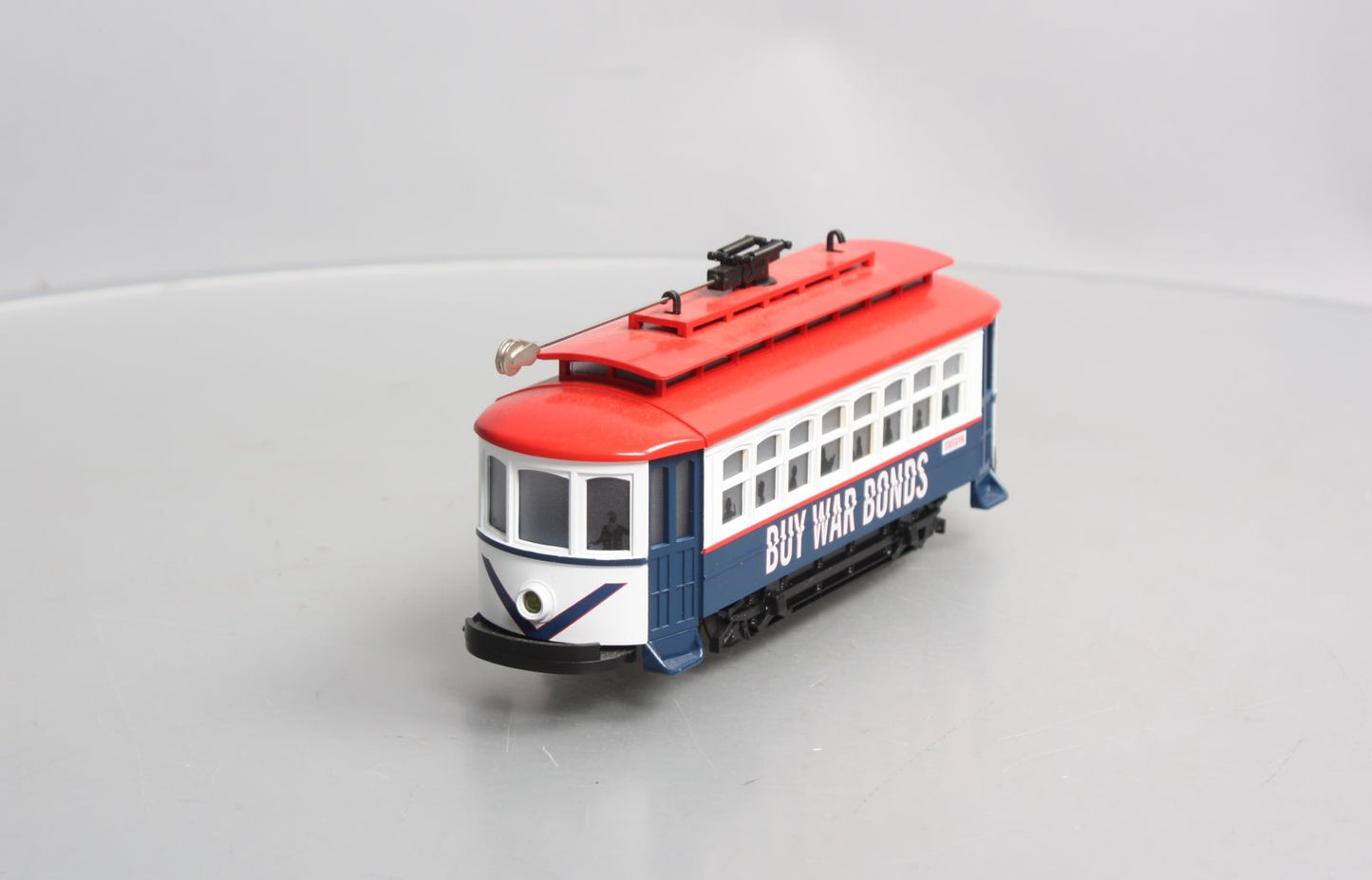 MTH 30-2582 O Scale Buy War Bonds Bump-N-Go Trolley LN/Box