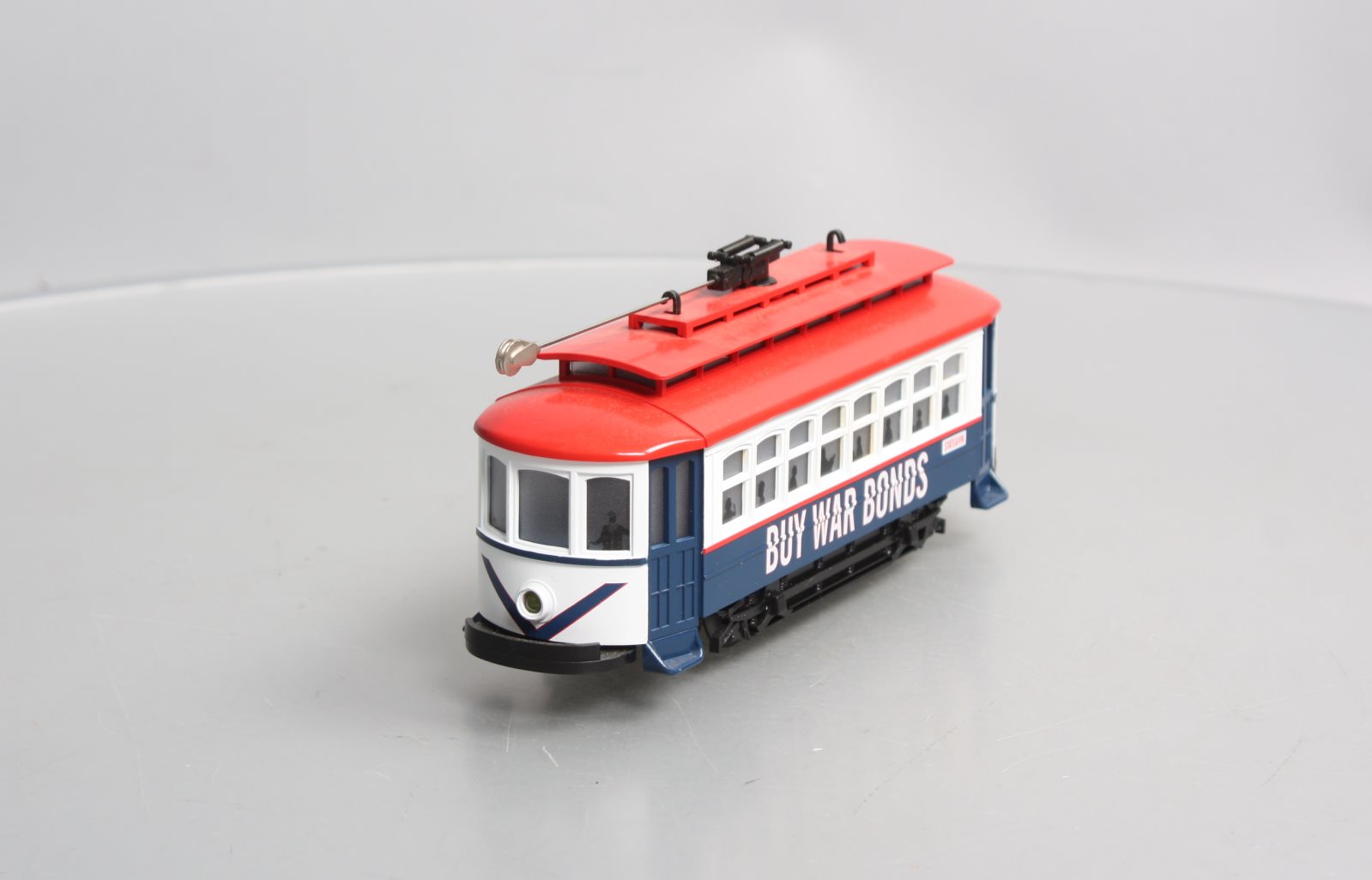 MTH 30-2582 O Scale Buy War Bonds Bump-N-Go Trolley LN/Box