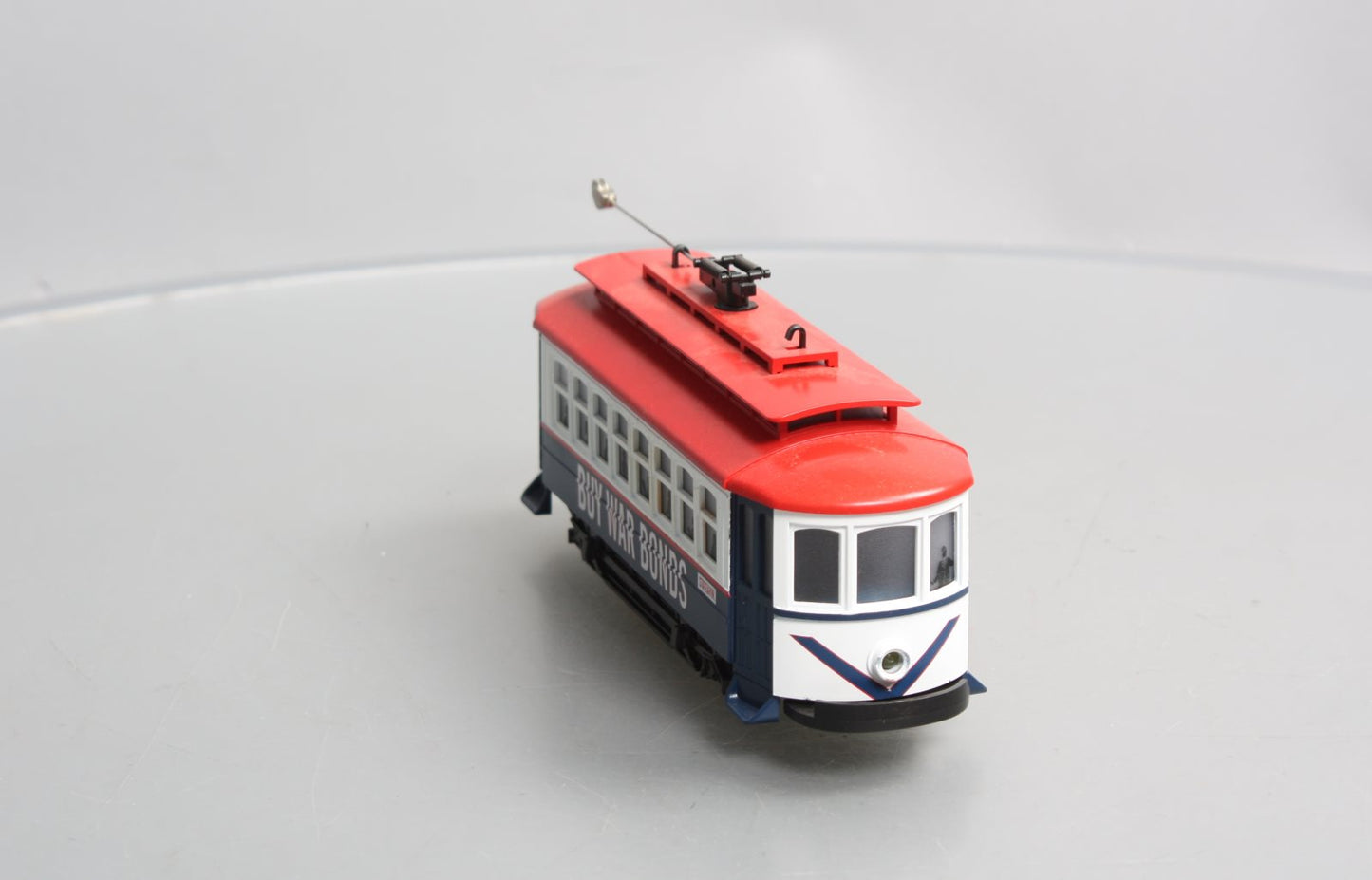MTH 30-2582 O Scale Buy War Bonds Bump-N-Go Trolley LN/Box