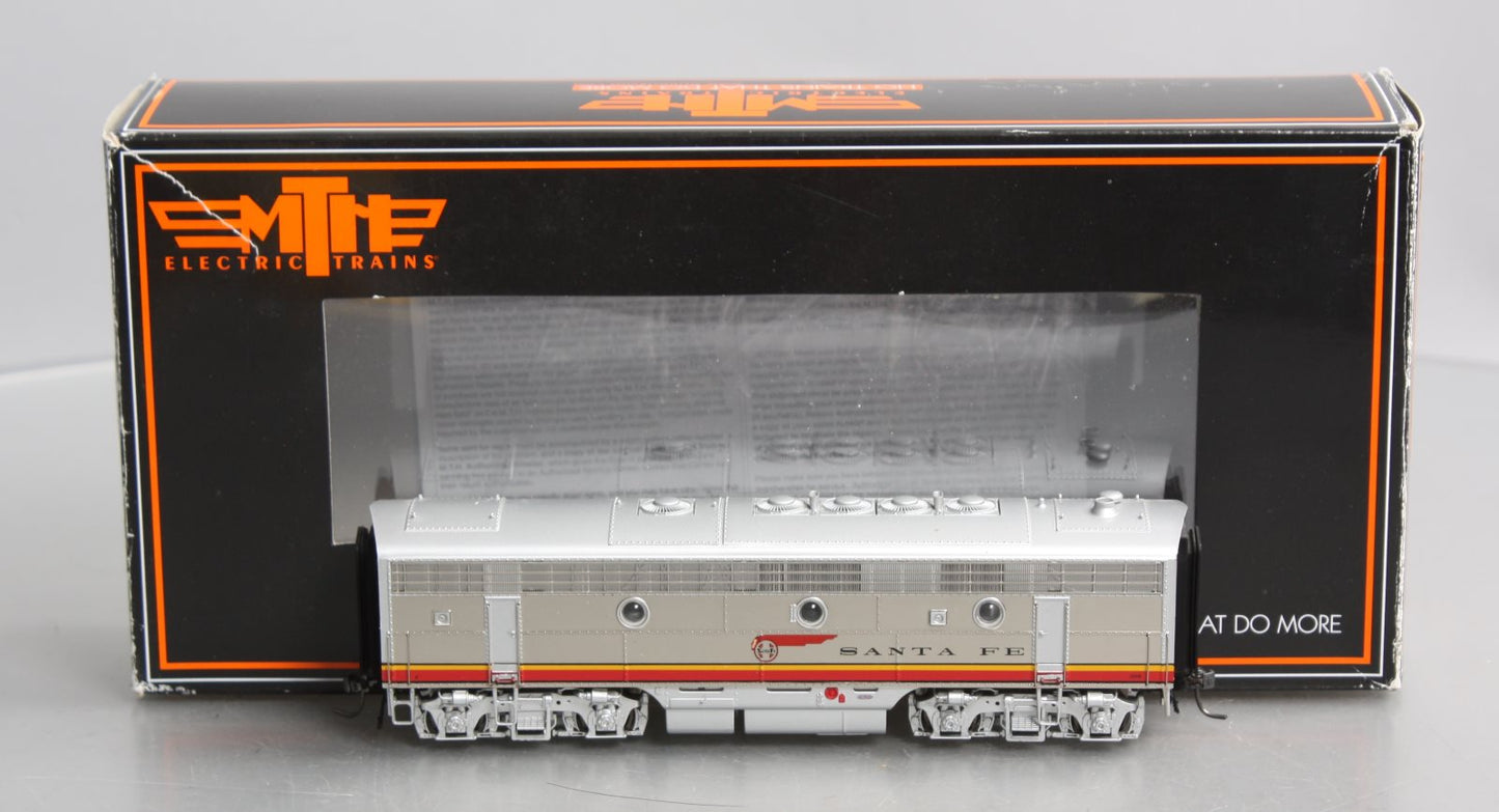 MTH 80-2119-1 HO Santa Fe F7 B-Unit Diesel Locomotive w/PS3 #39B