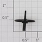 Lionel 622-10 Black Radio Wheel