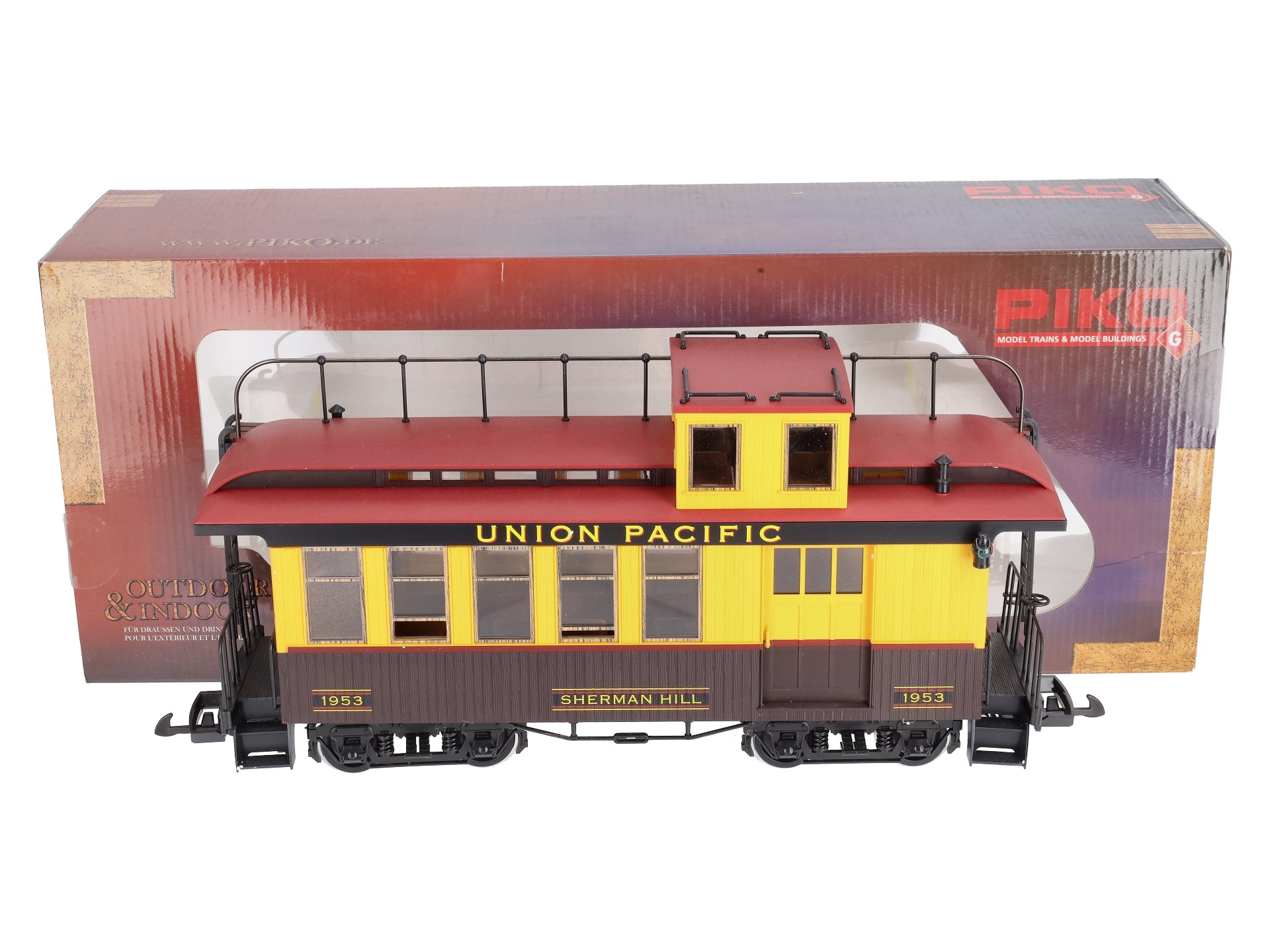 Piko 38656 G Union Pacific Drovers Caboose Car #1953