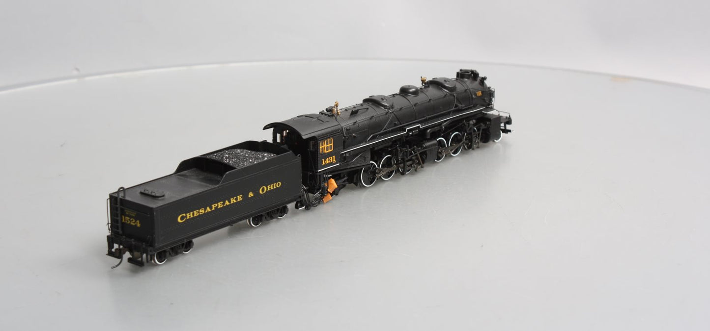 Bachmann 84815 C&O H-4 2-6-6-2 Steam Locomotive & Tender #1431 w/ Sound