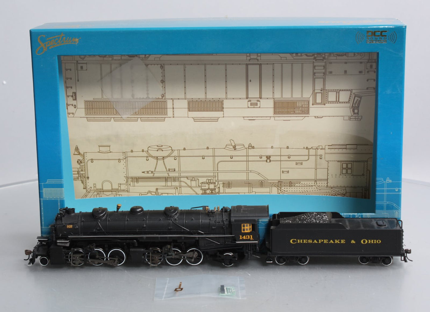 Bachmann 84815 C&O H-4 2-6-6-2 Steam Locomotive & Tender #1431 w/ Sound