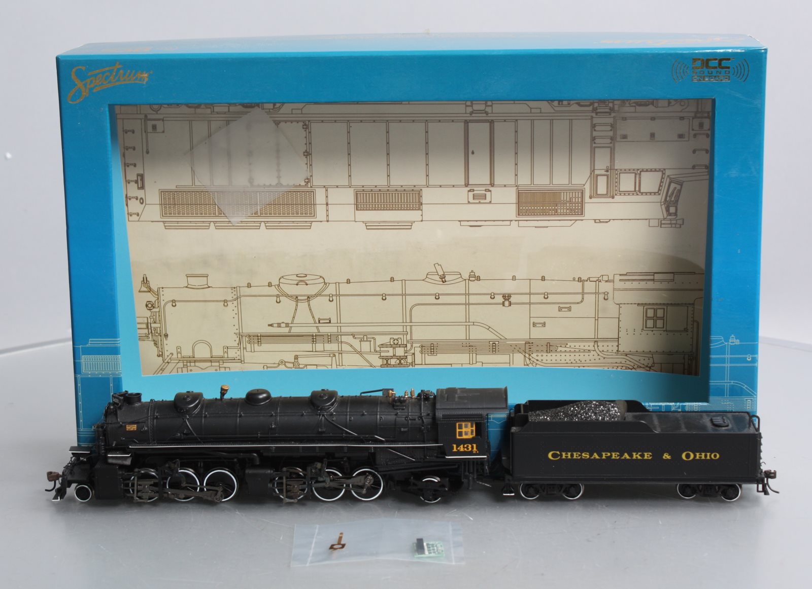 Bachmann 84815 C&O H-4 2-6-6-2 Steam Locomotive & Tender #1431 w/ Sound