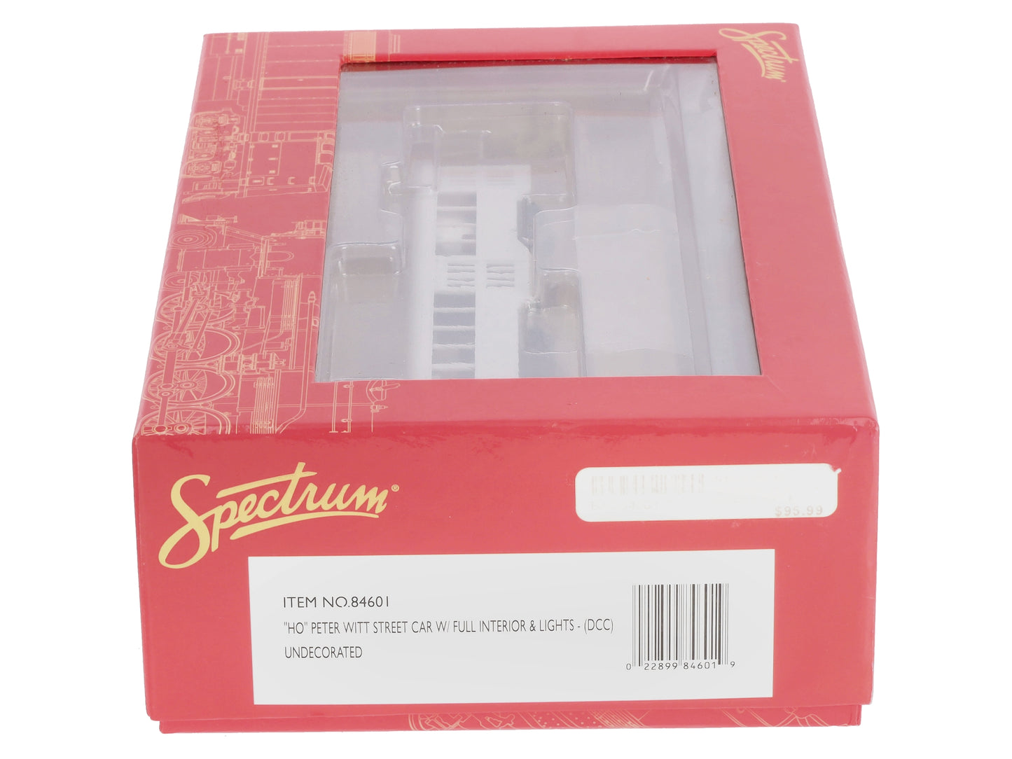 Bachmann 84601 HO Undecorated Witt Streetcar w/DCC