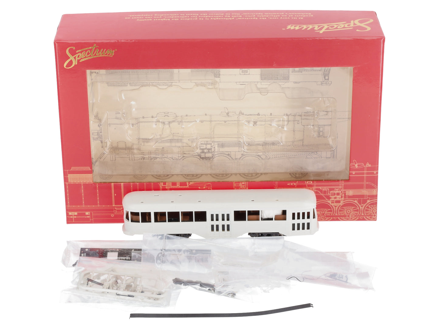 Bachmann 84601 HO Undecorated Witt Streetcar w/DCC