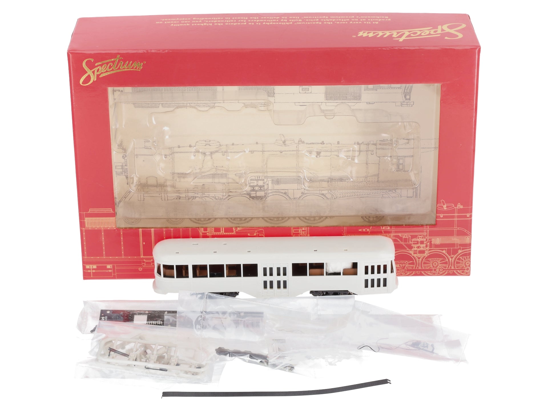 Bachmann 84601 HO Undecorated Witt Streetcar w/DCC