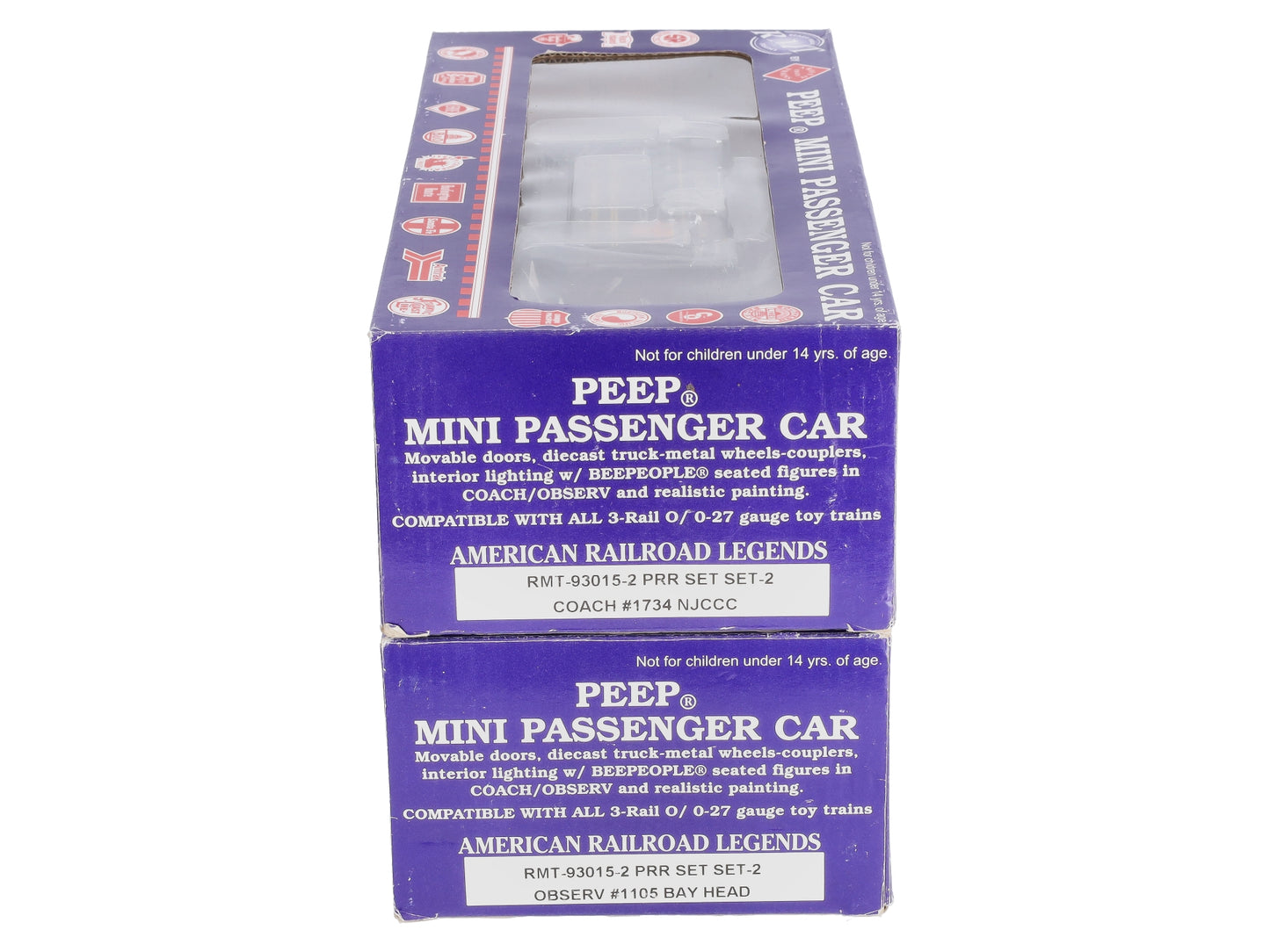 RMT 93015-2 Pennsylvania PEEP Observation/Coach Passenger Set #1105/1734