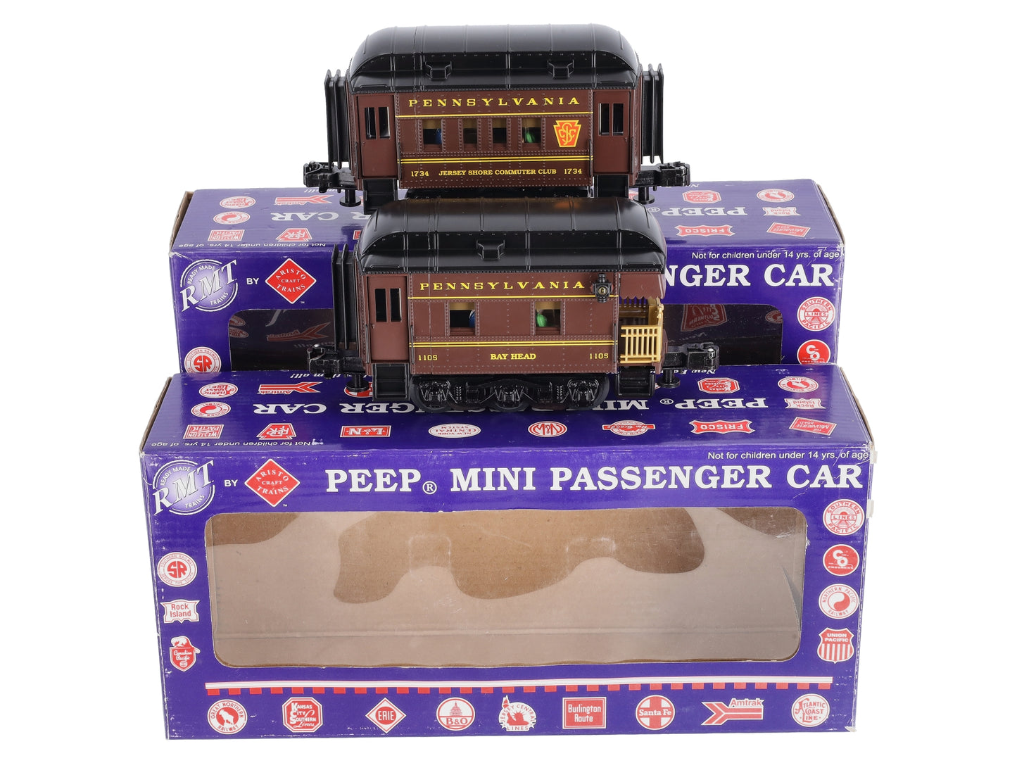 RMT 93015-2 Pennsylvania PEEP Observation/Coach Passenger Set #1105/1734