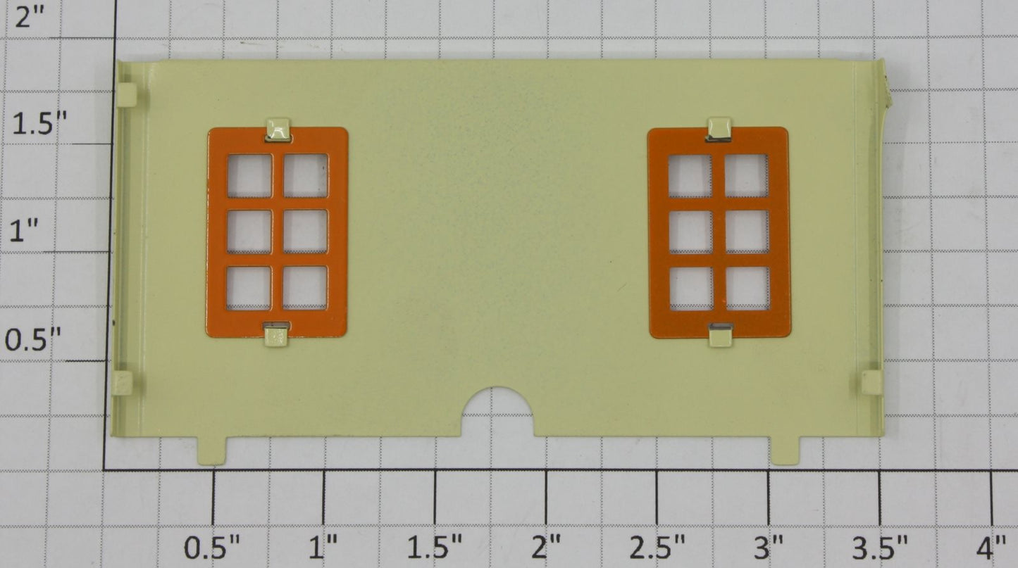 Lionel 313-95 Bascule Bridge House Outer Wall with Half-Moon Cut Out