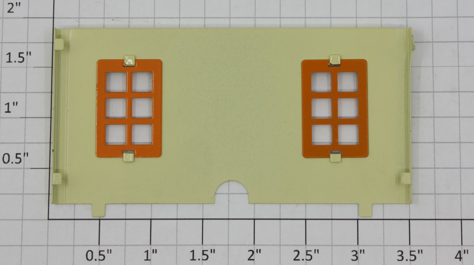 Lionel 313-95 Bascule Bridge House Outer Wall with Half-Moon Cut Out