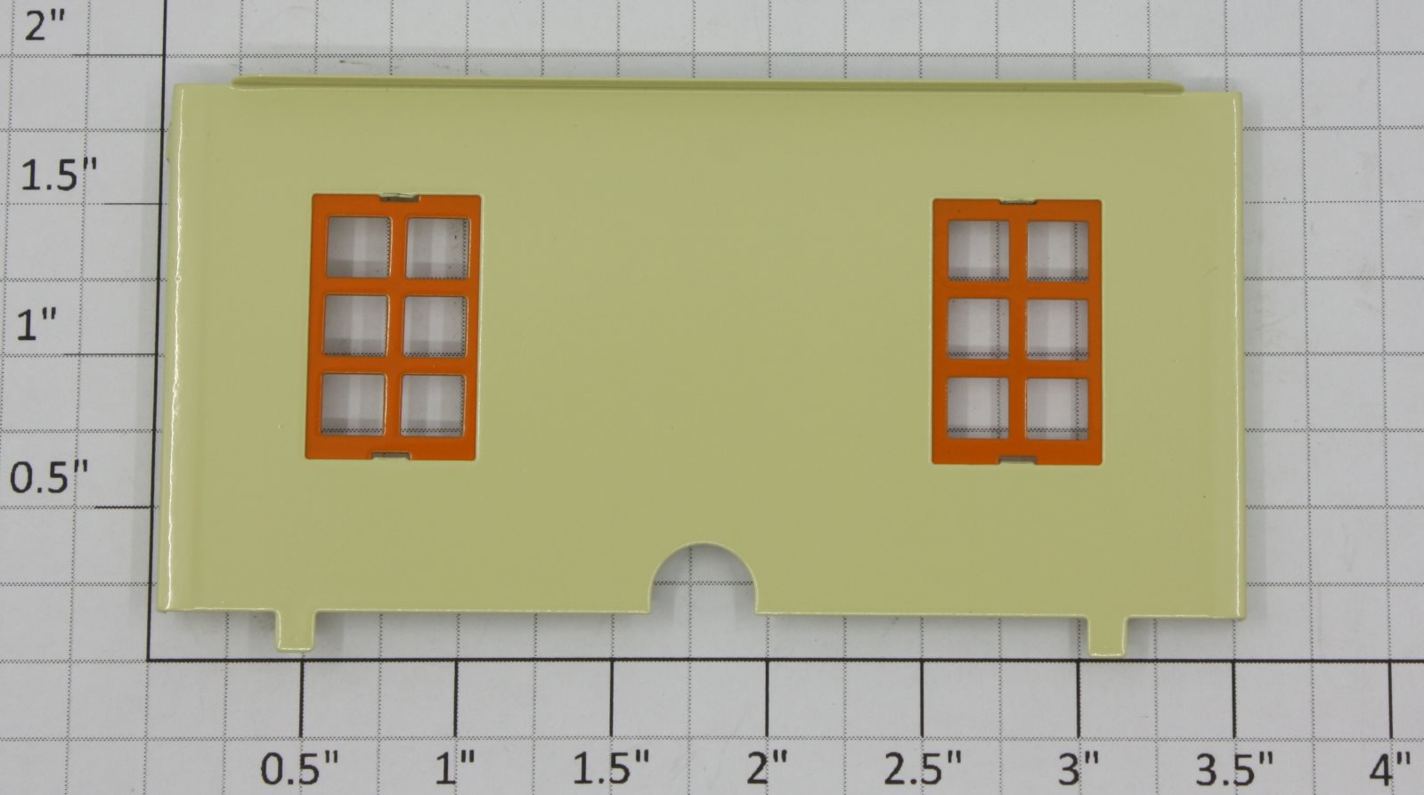 Lionel 313-95 Bascule Bridge House Outer Wall with Half-Moon Cut Out