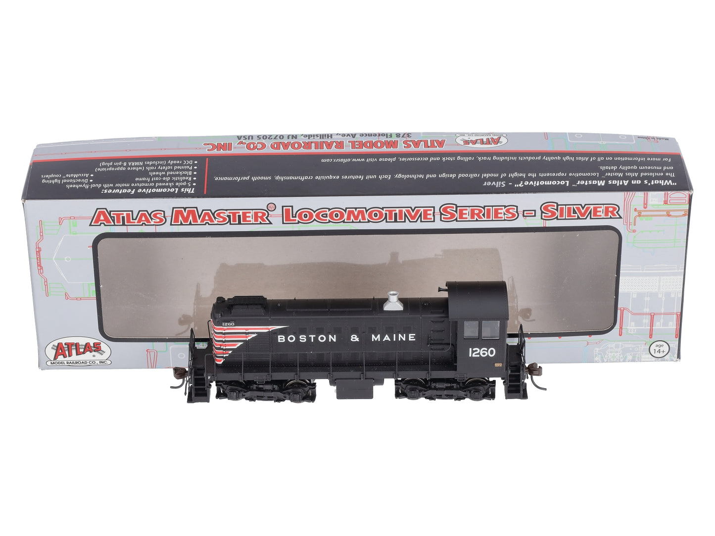 Atlas 10001464 HO Boston & Maine Alco S-2 DC #1260