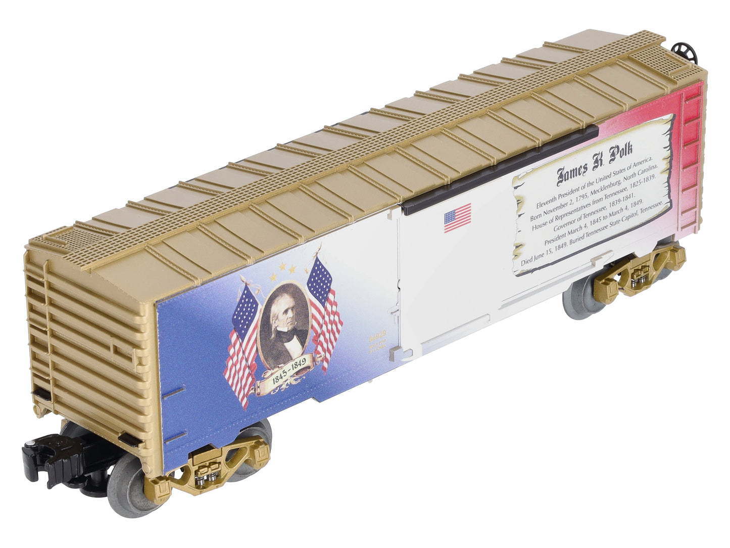 Lionel 6-84929 O USA James K. Polk Presidents Boxcar