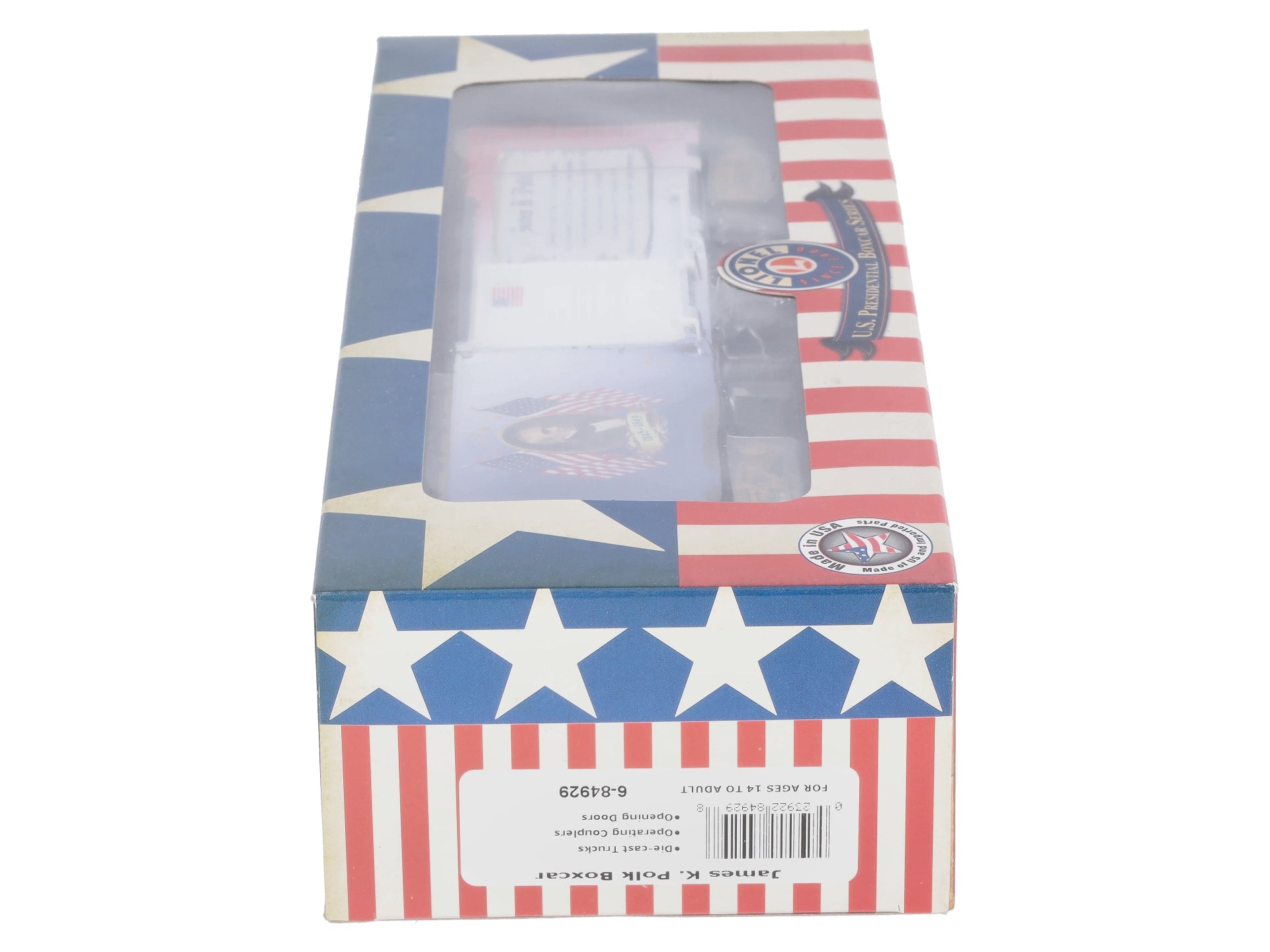Lionel 6-84929 O USA James K. Polk Presidents Boxcar