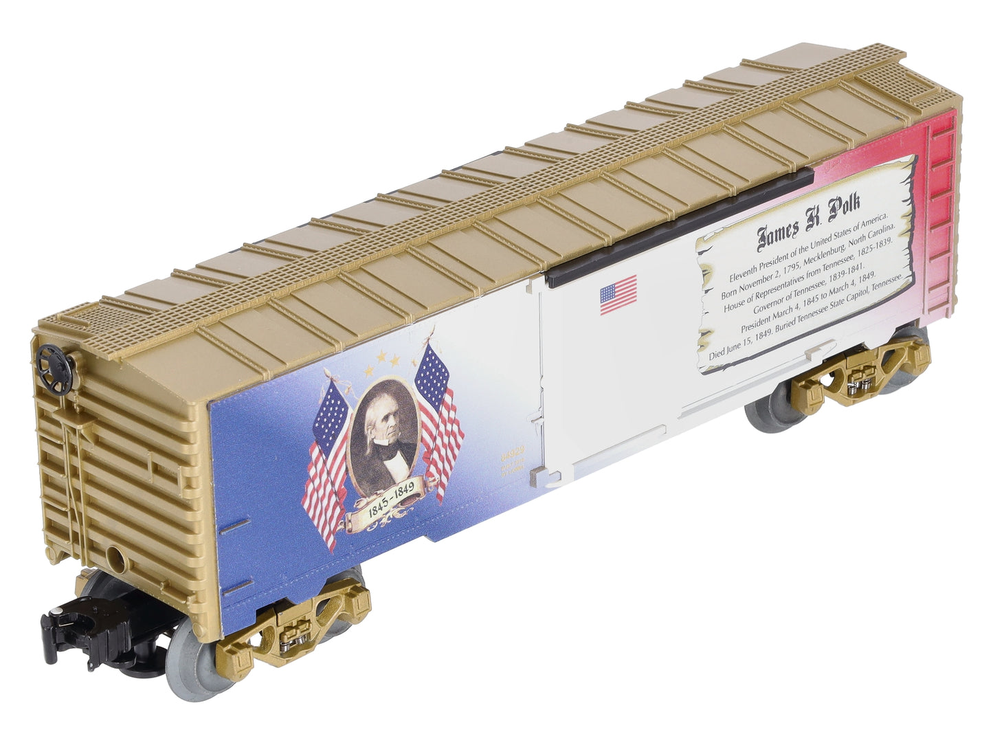 Lionel 6-84929 O USA James K. Polk Presidents Boxcar