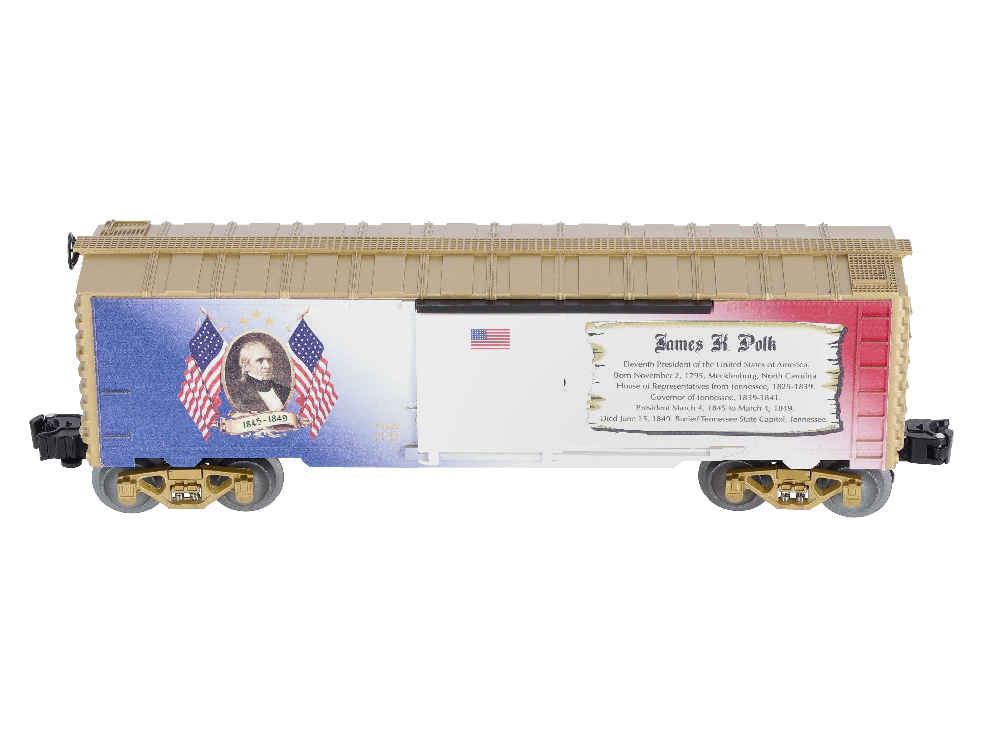 Lionel 6-84929 O USA James K. Polk Presidents Boxcar