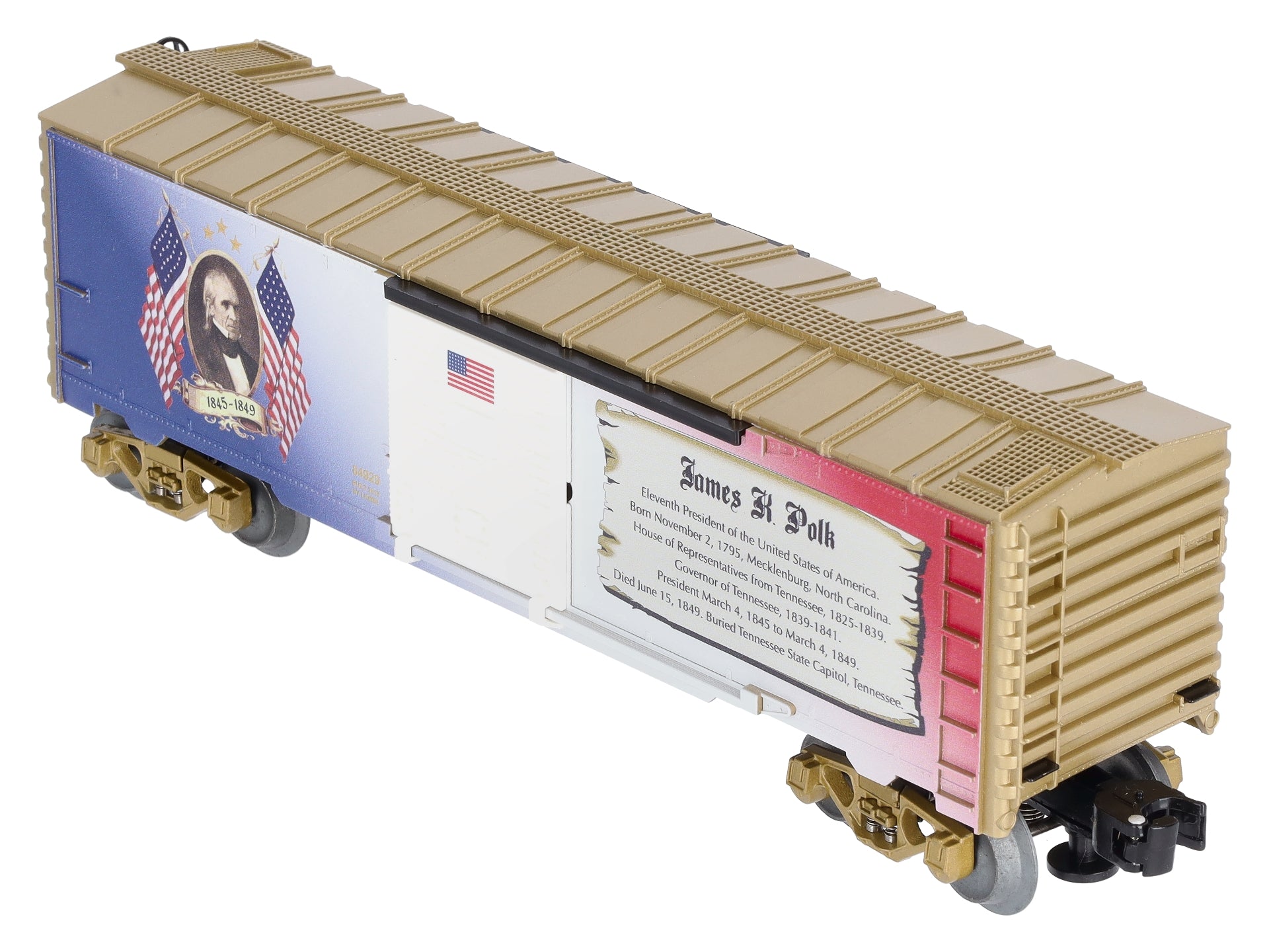 Lionel 6-84929 O USA James K. Polk Presidents Boxcar