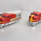 RMT 92614 O Gauge Santa Fe F3 AA BEEF Diesel Locomotive Set #23/24