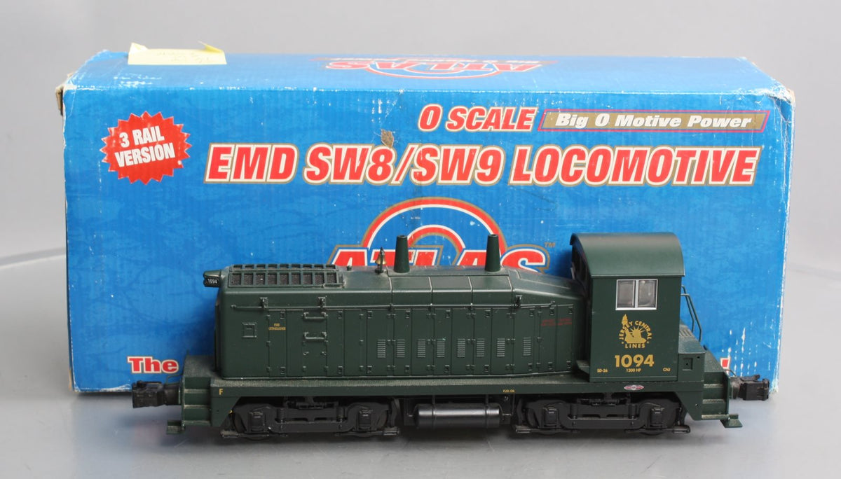Atlas 6126-2 O CNJ EMD SW9 Diesel Locomotive #1094 LN/Box