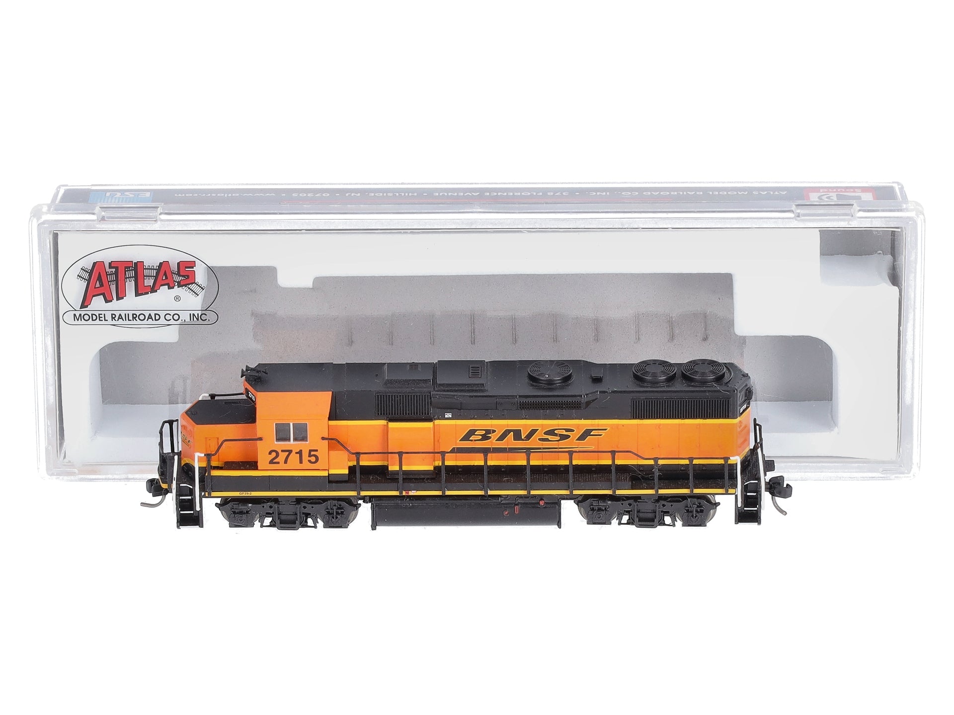 Atlas 40004799 N Burlington Northern Santa Fe GP39-2 Diesel Loco w/ Sound #2715