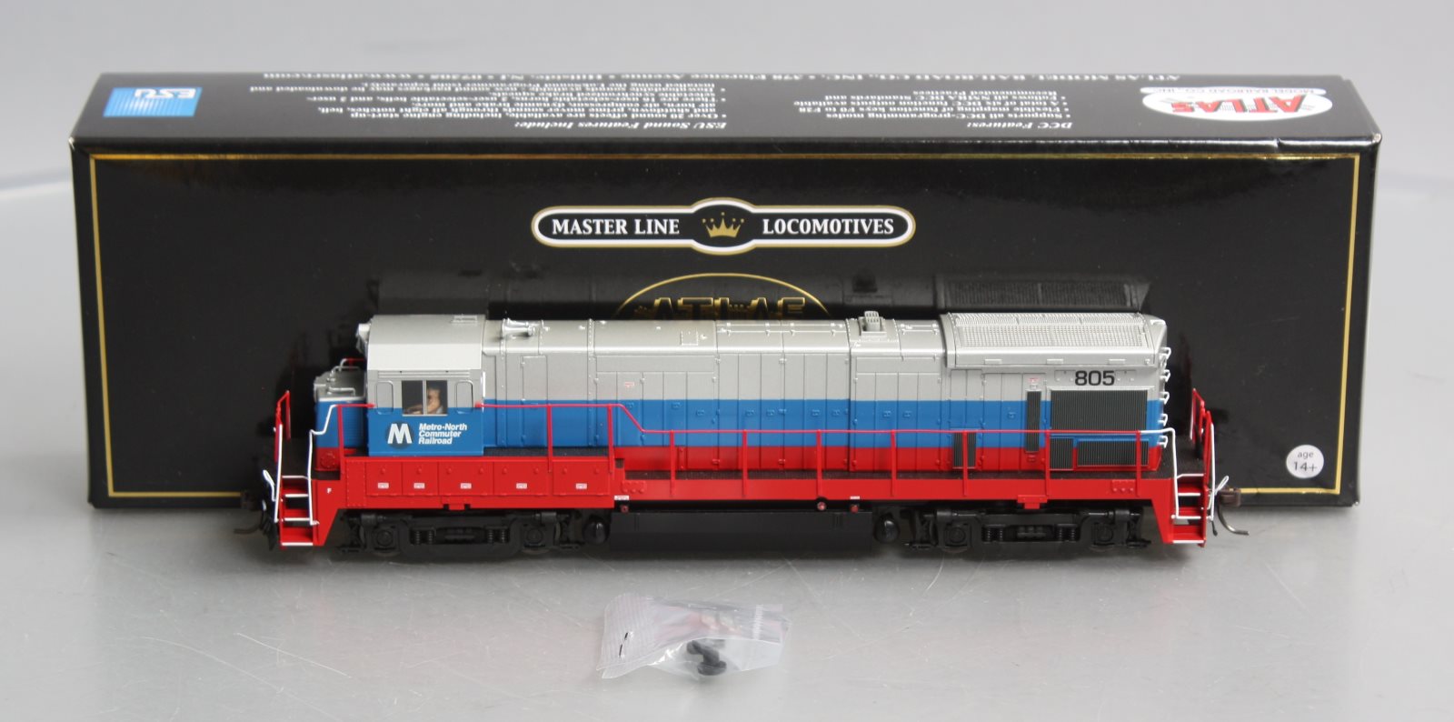 Atlas 10003649 HO Metro-North B23-7 Diesel Locomotive with Sound/DCC #805