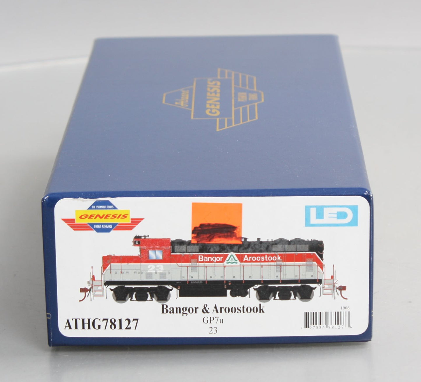 Athearn G78127 HO Bangor & Aroostook GP7U Locomotive #23
