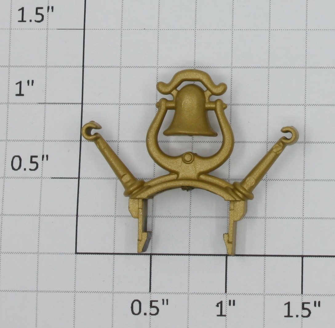 Lionel 18702-44 General Locomotive Plastic Gold Bell and Stanchion