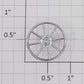 Lionel 8010-30 Chrome Radio Wheel