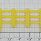 Lionel 1887-8 Long Yellow Fence Section