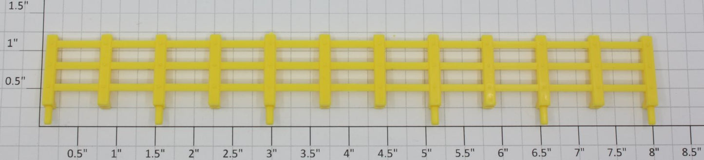 Lionel 1887-8 Long Yellow Fence Section