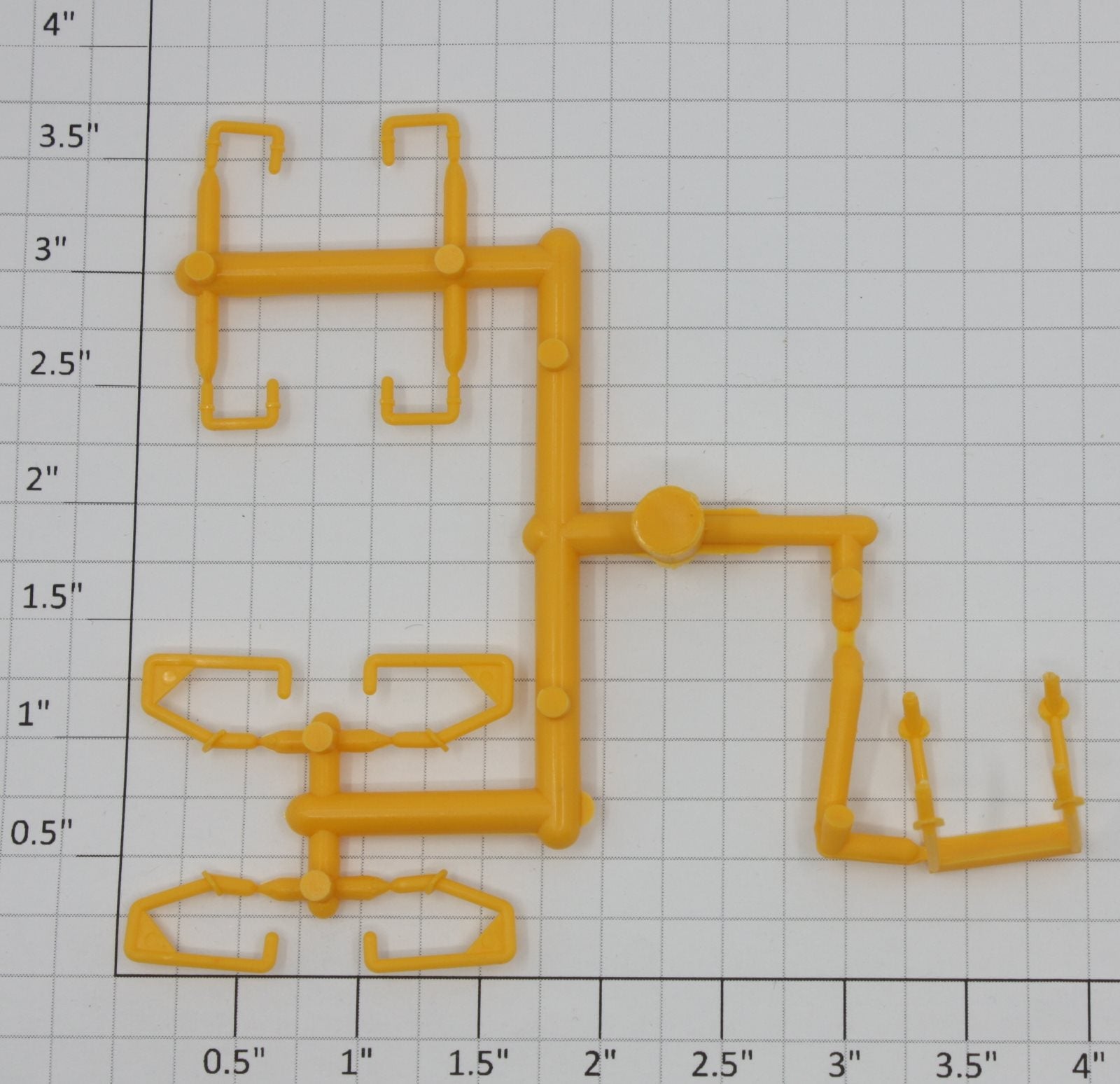 Lionel 16387-10 Yellow Lift Handles and Grab Rails (Set of 9)