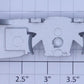 Lionel 18953-345 Silver Painted Left Hand NYC Alco PA-1 Truck Side w/ Step