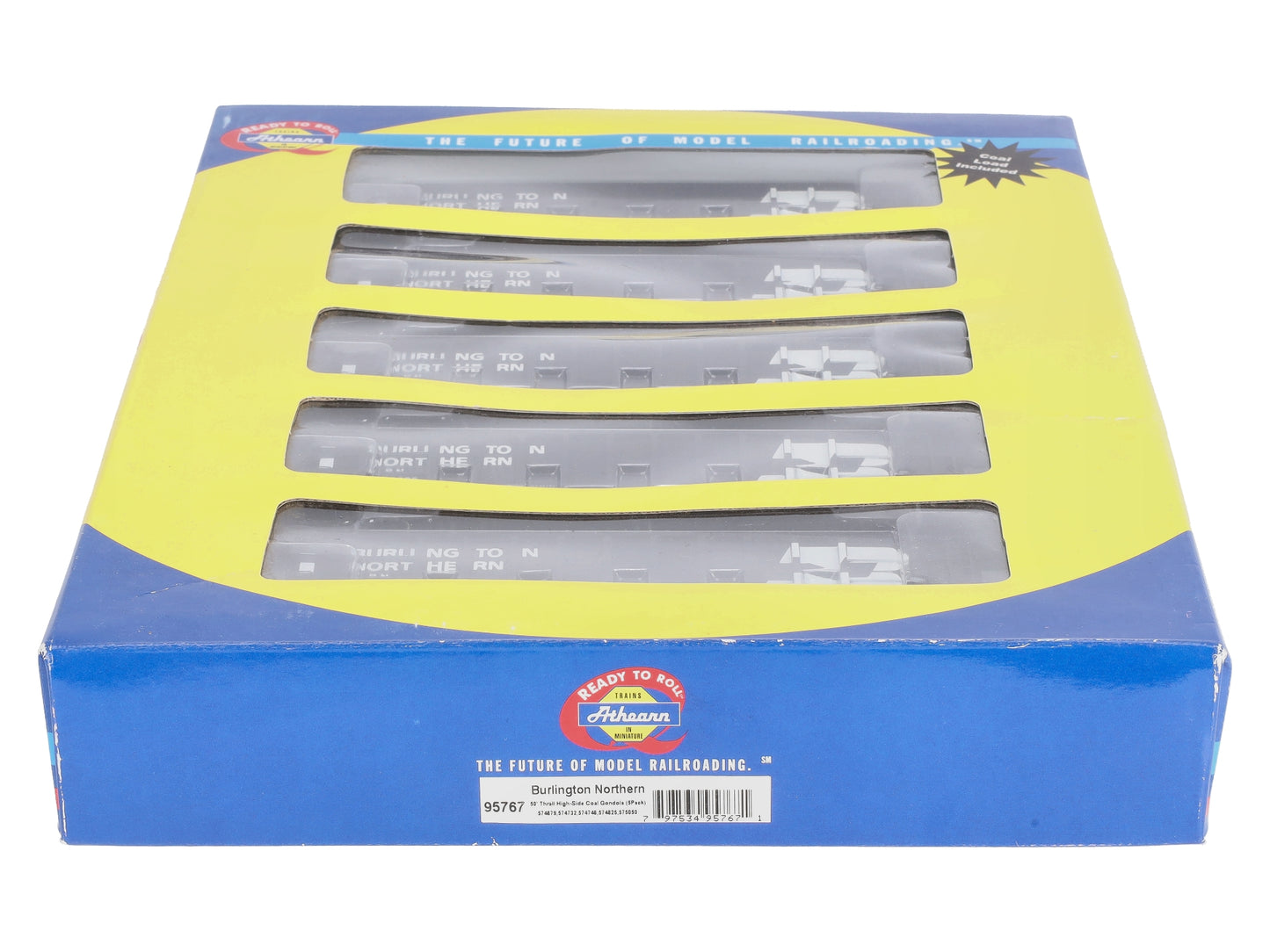 Athearn 95767 Burlington Northern Thrall Gondola Set #1 (Set of 5) LN/Box