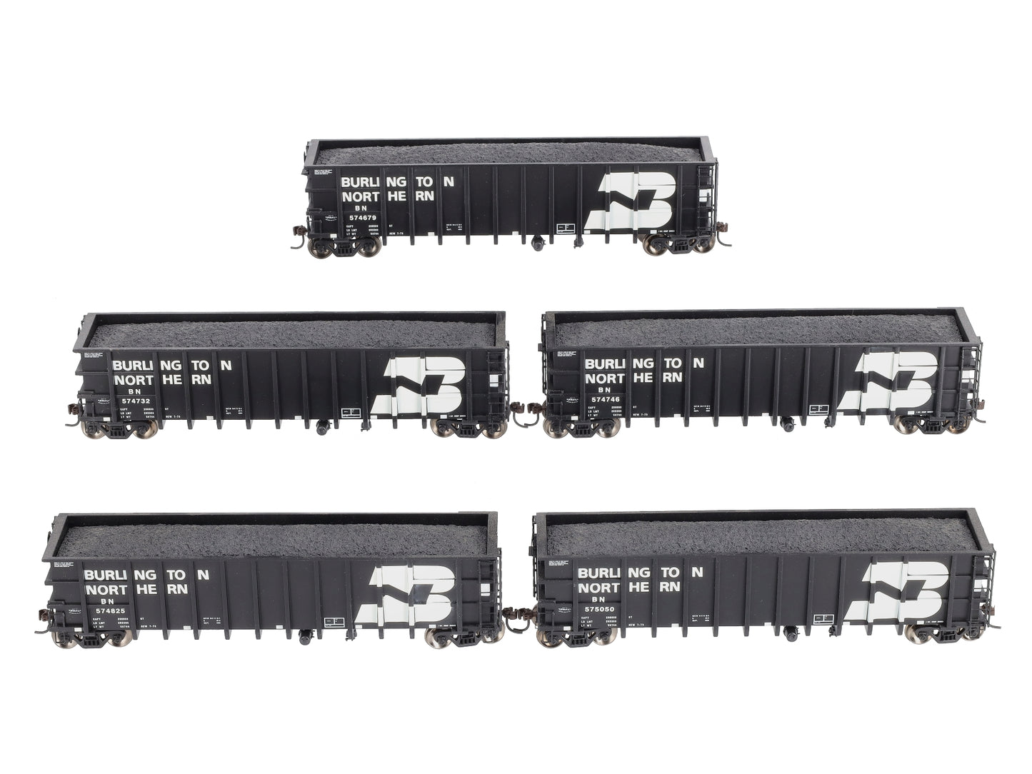 Athearn 95767 Burlington Northern Thrall Gondola Set #1 (Set of 5) LN/Box