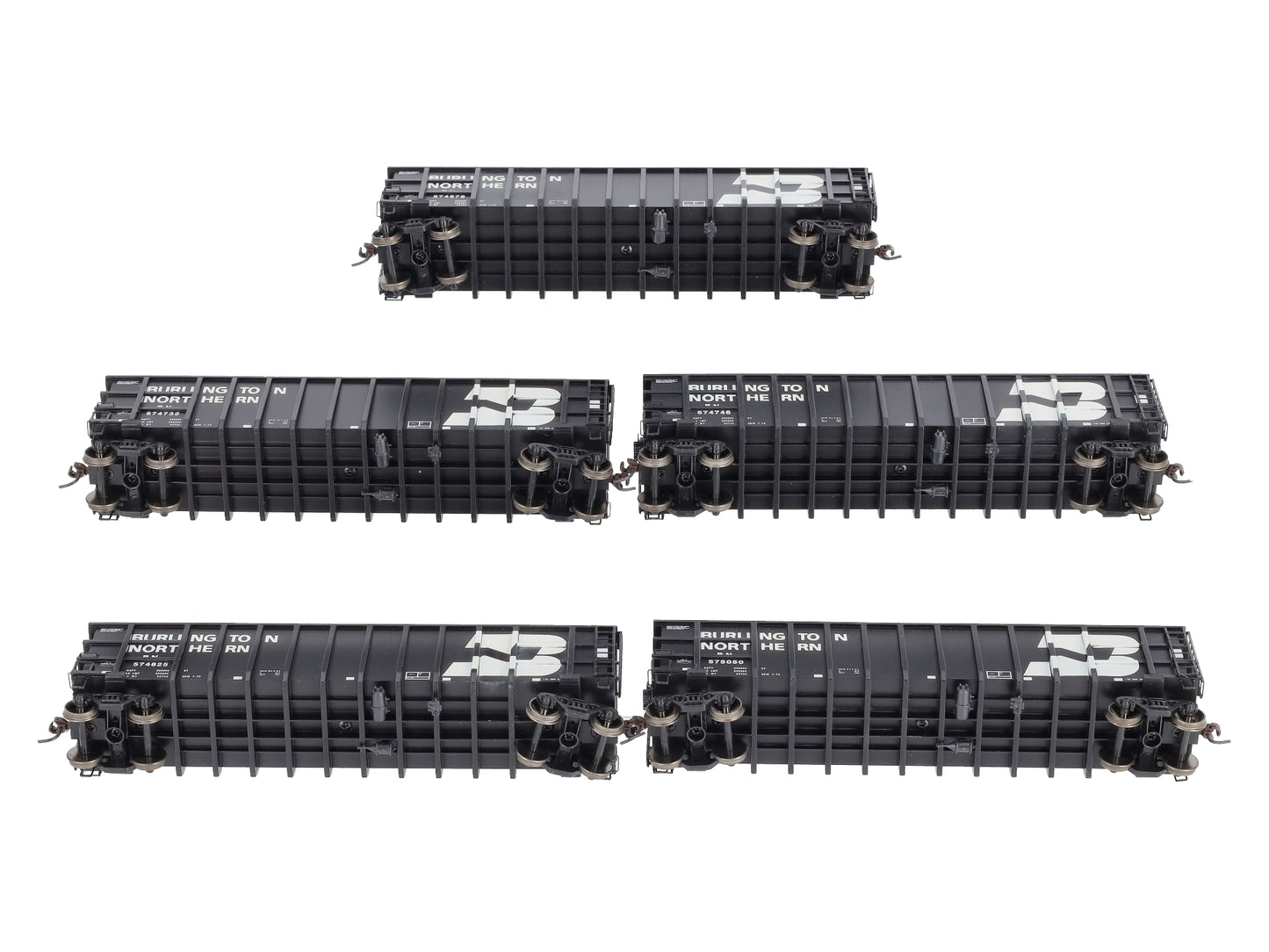 Athearn 95767 Burlington Northern Thrall Gondola Set #1 (Set of 5) LN/Box