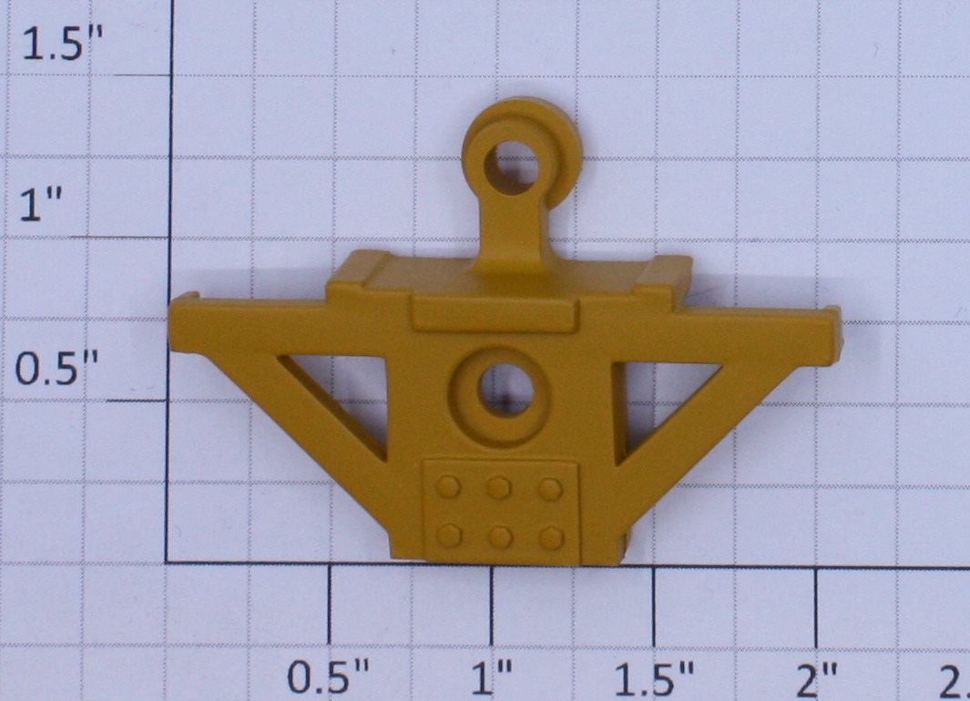 Lionel 16322-35 Yellow TTUX Male Articulated Coupler