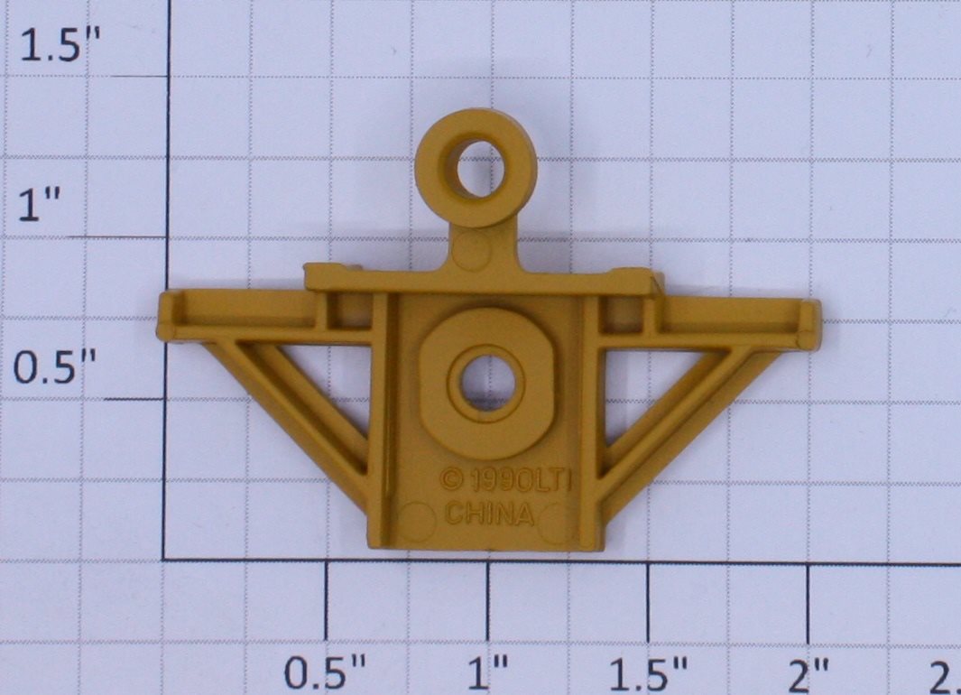 Lionel 16322-35 Yellow TTUX Male Articulated Coupler