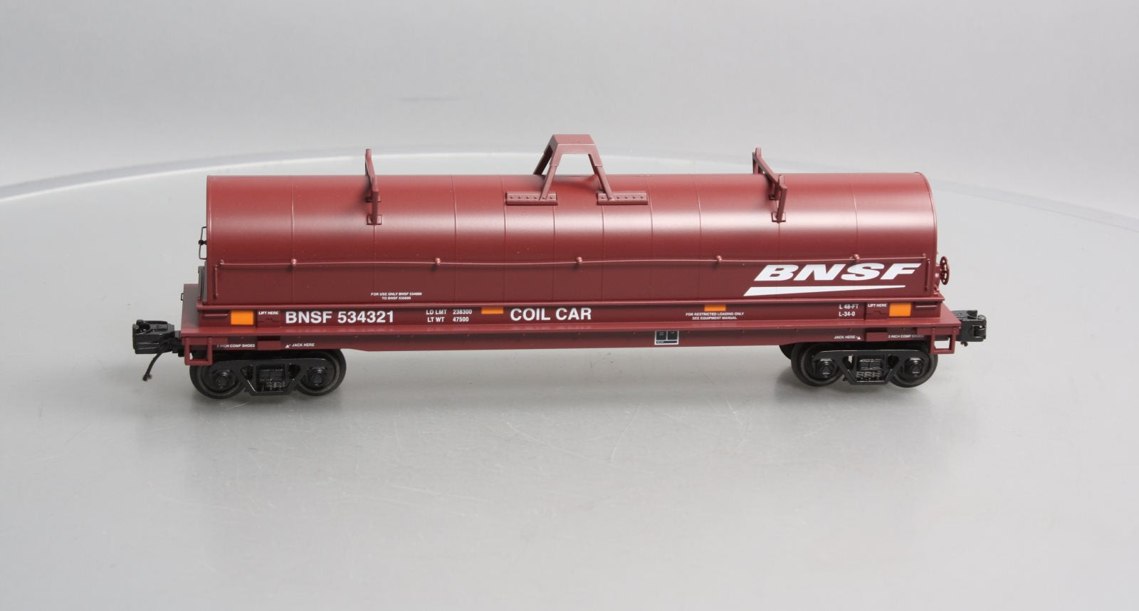 Lionel 2226461 O Burlington Northern Santa Fe Coil Car #534321 LN/Box