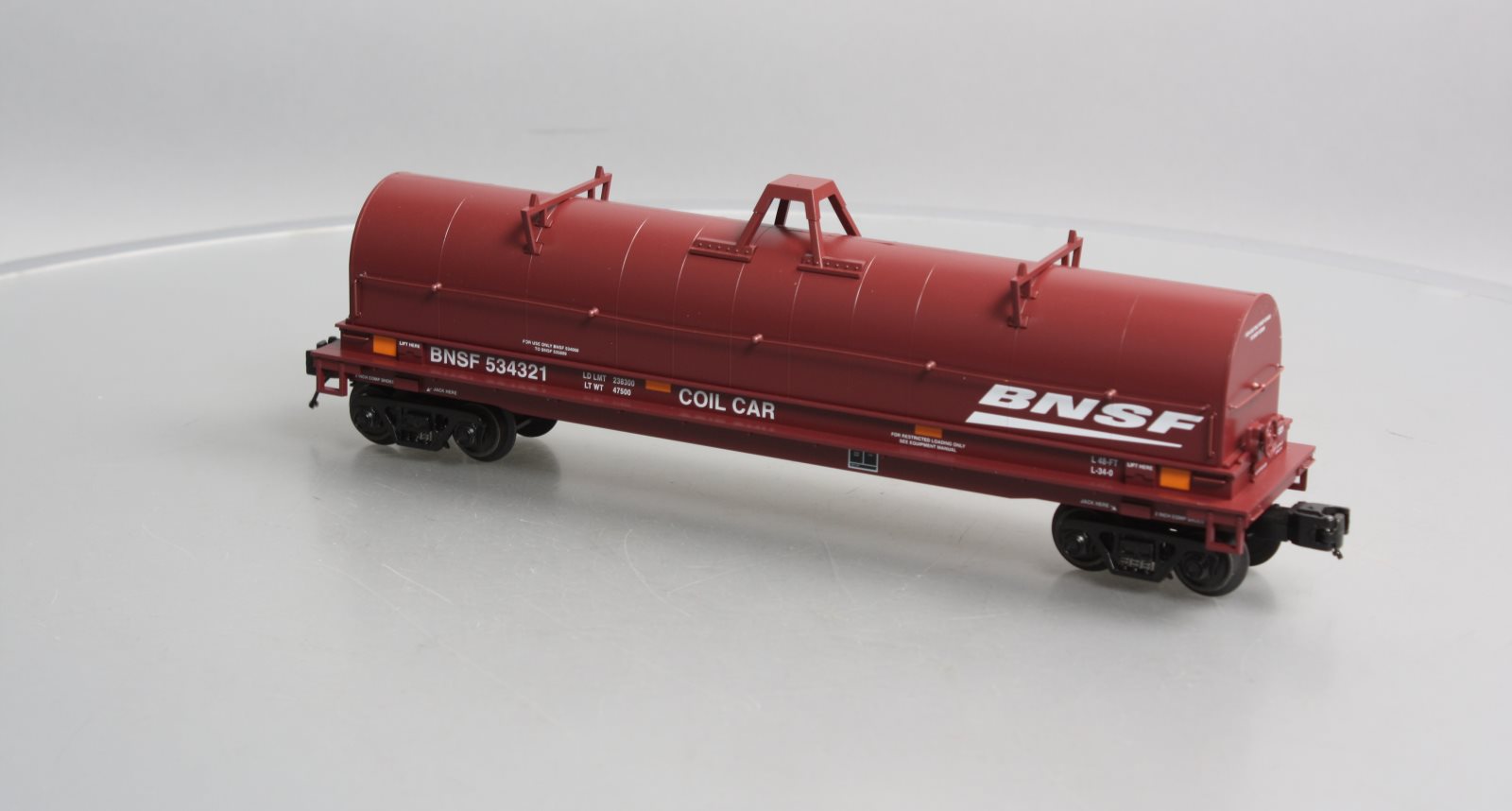 Lionel 2226461 O Burlington Northern Santa Fe Coil Car #534321 LN/Box