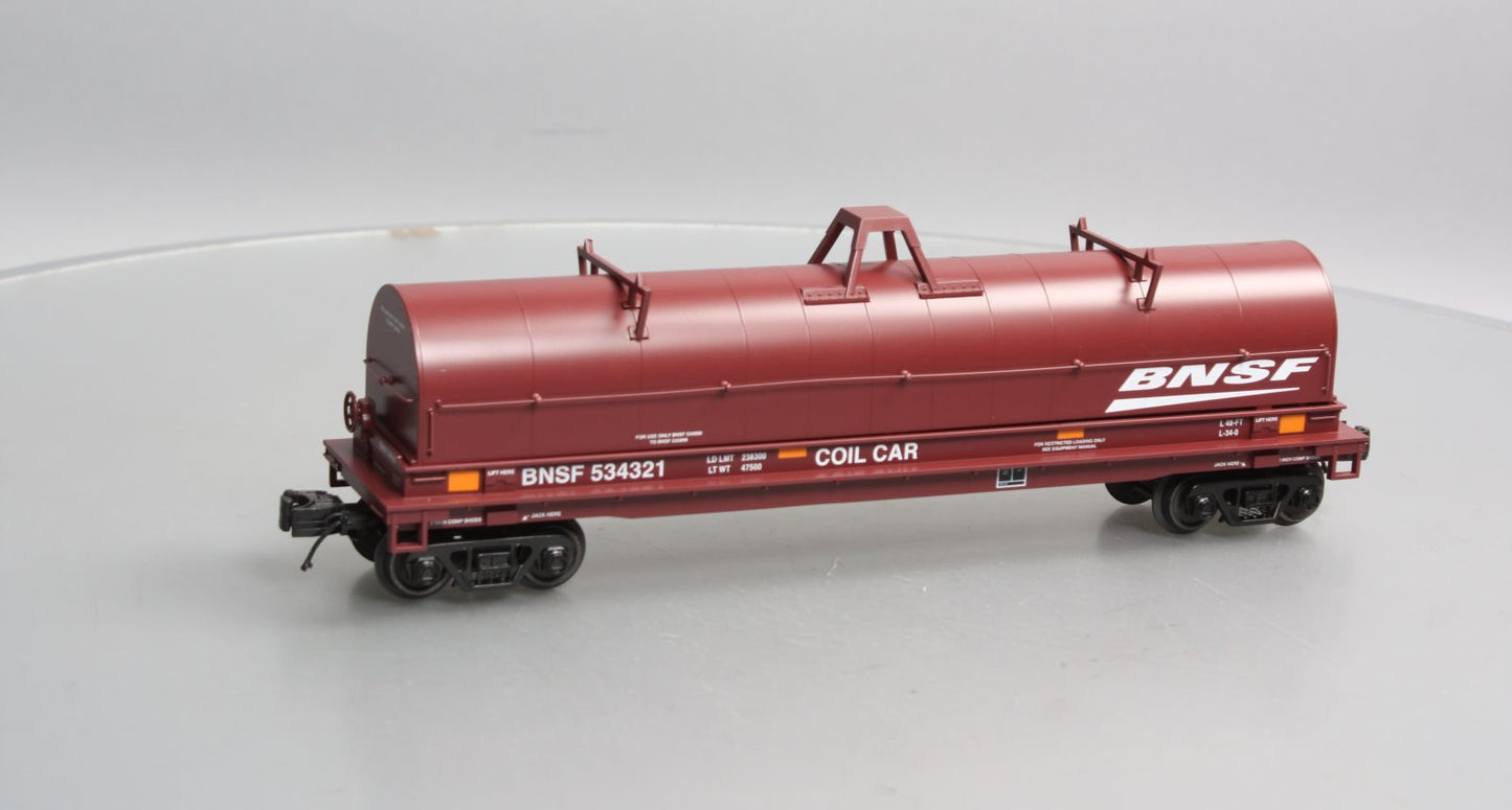 Lionel 2226461 O Burlington Northern Santa Fe Coil Car #534321 LN/Box