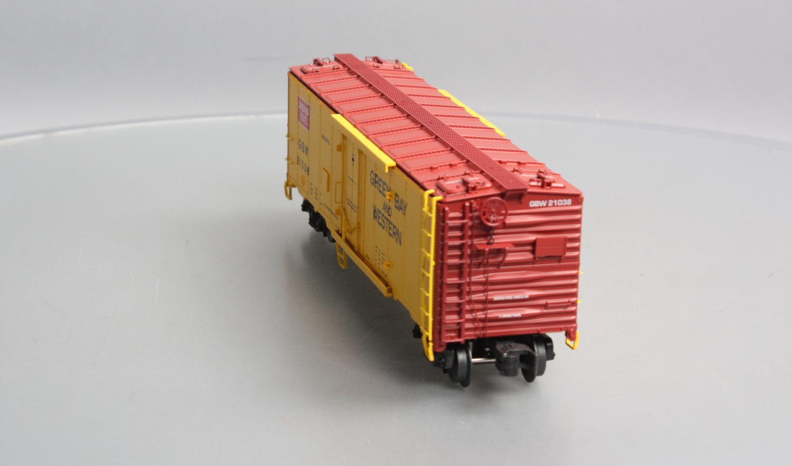 Lionel 2026082 O Gauge Green Bay & Western 40'' Plug Door Reefer #21038
