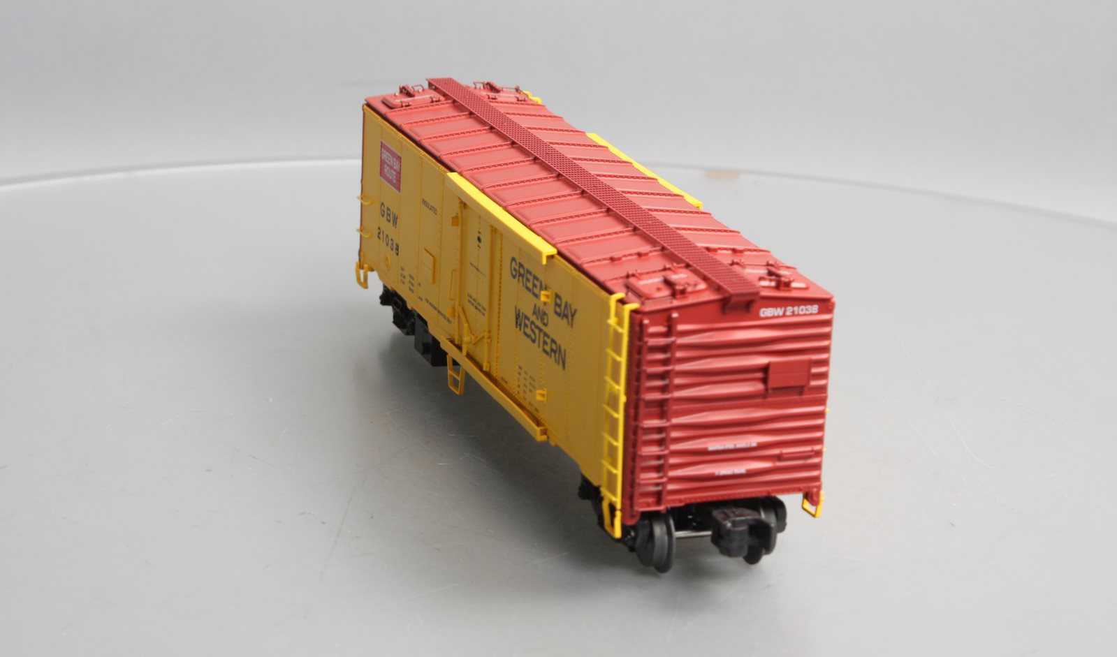 Lionel 2026082 O Gauge Green Bay & Western 40'' Plug Door Reefer #21038