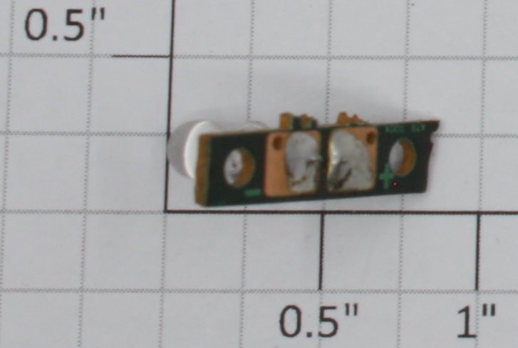 Lionel 11809-155 PCB Circuit Board with 1 Clear LED