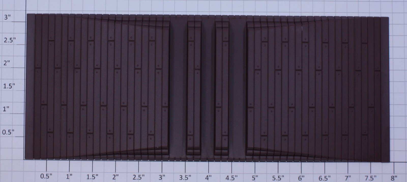 Lionel 11728-5 O27 Brown Vehicle Grade Crossing for Under Track