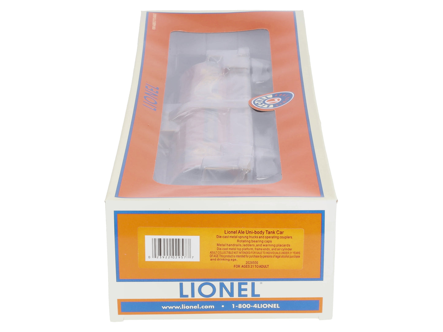 Lionel 2028500 Lionel Ale Uni-Body Tank Car LN/Box