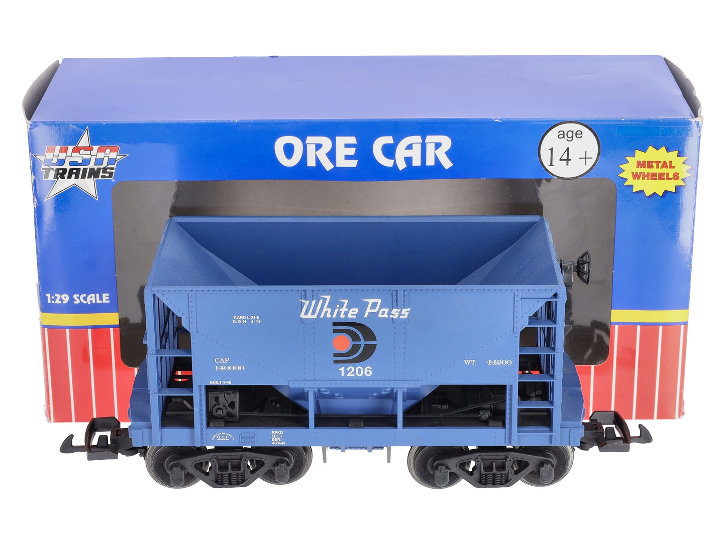USA Trains 14213 G White Pass & Yukon Steel Ore Car #1205