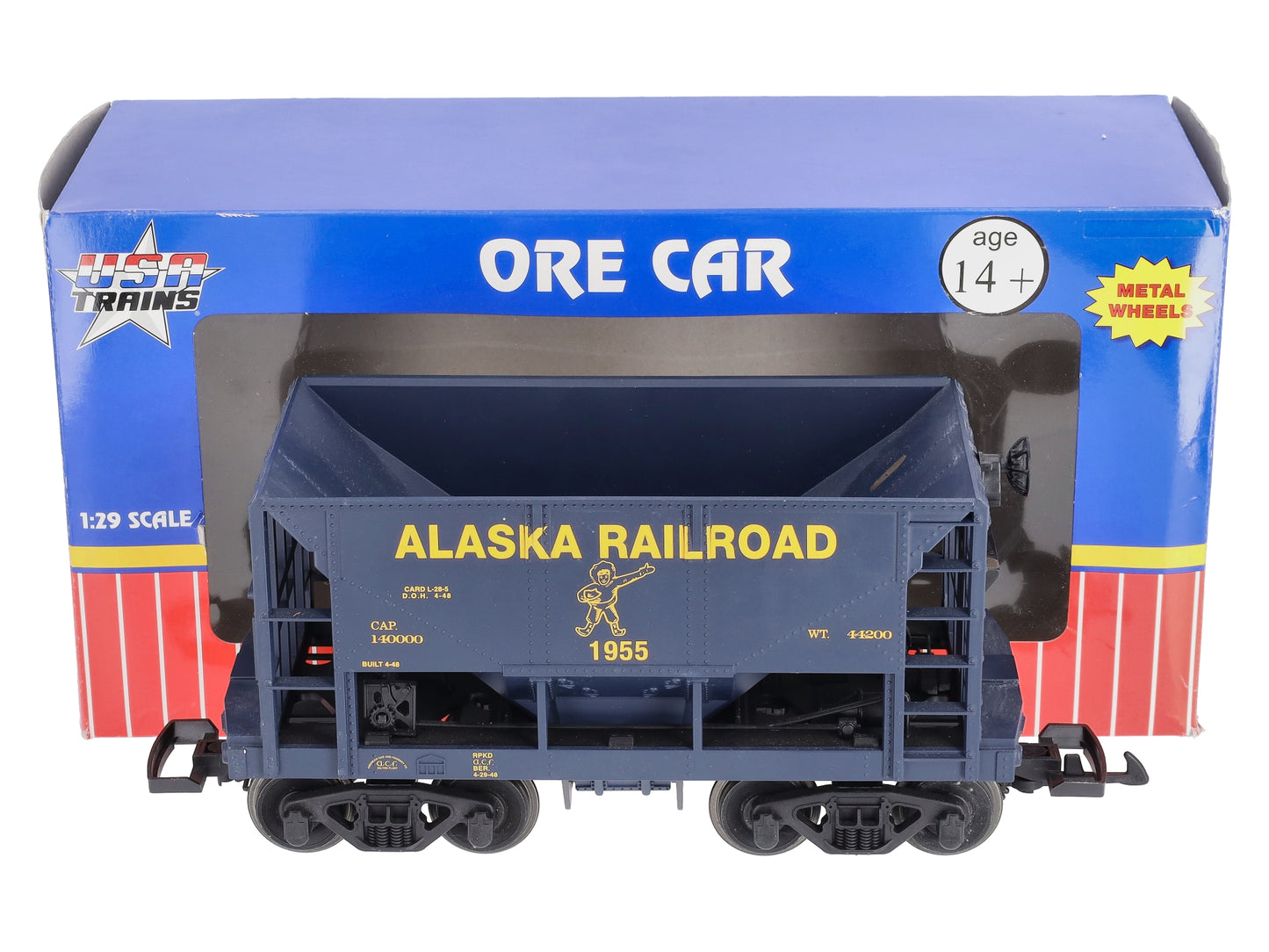 USA Trains 14214 G Alaska Railroad Steel Ore Car #1953