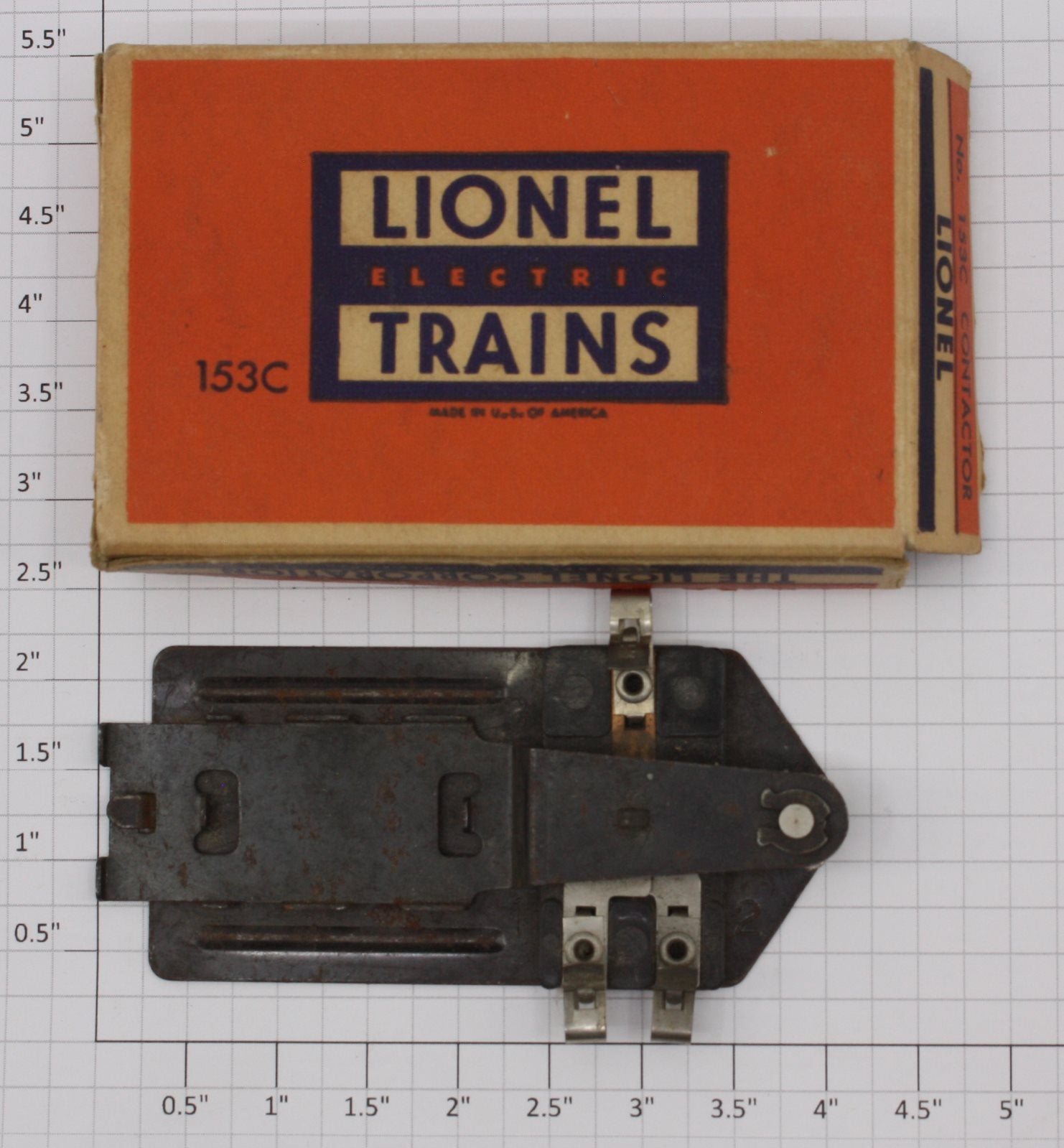 Lionel 153C O Gauge Contactor Track Trip Boxed